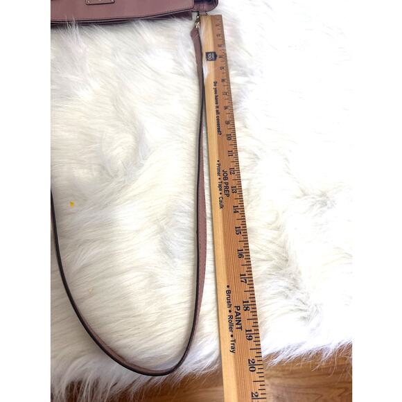 Kate Spade Lana Grove Street Satchel Pocketbook Dusty Peony Straps Leather - Picture 12 of 13